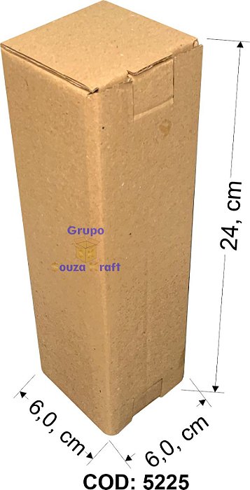 Caixa Cartucho 6x6x24 - Pacote com 150