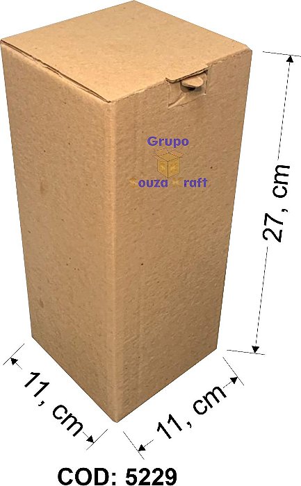 Caixa Cartucho 11x11x27 - Pacote com 50