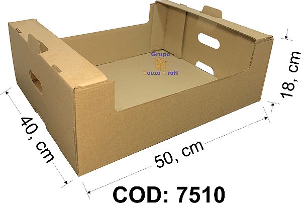 Caixa Feira 50x40x18 - Pacote com 20