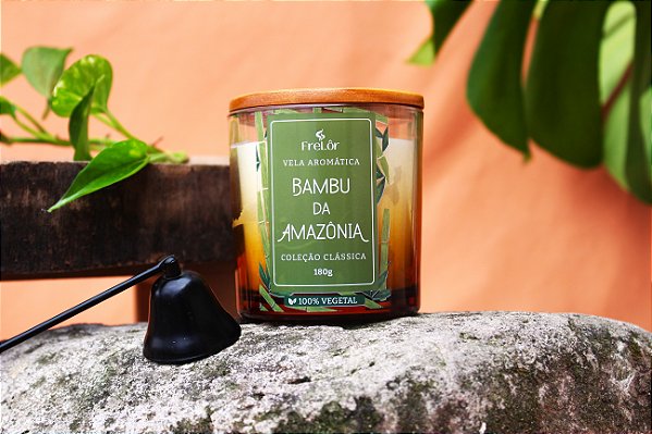 Vela Aromática - Bambu Amazônia 180g