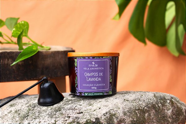 Vela Aromática - Campos de Lavanda 100g