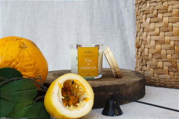 Vela Aromática - Flor de Maracujá 180g