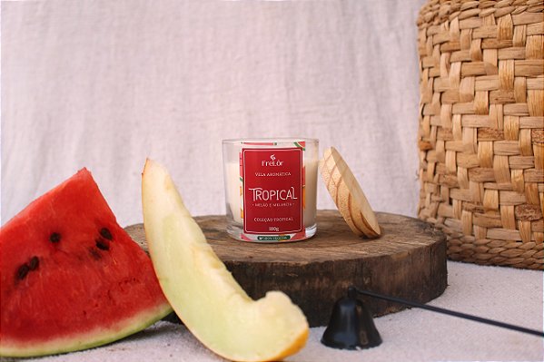Vela Aromática - Tropical (Melancia e Melão) 180g