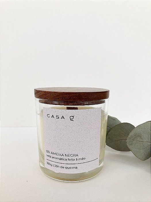 Vela Ameixa Negra 180g