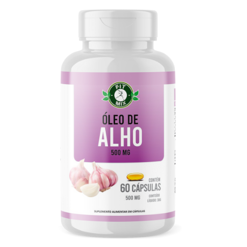 ÓLEO DE ALHO 500mg 60 CÁPSULAS - FIT MIX