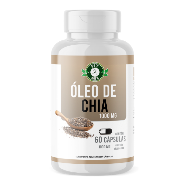 ÓLEO DE CHIA 1000MG 60 CÁPSULAS - FIT MIX