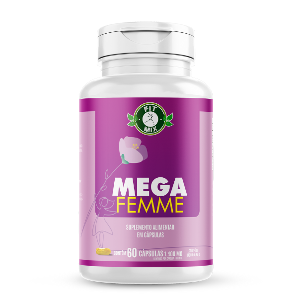 🌸 Mega Femme 1400mg 60 Cápsulas - Fit Mix 🌸