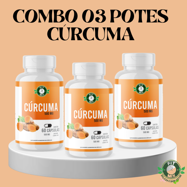 CÚRCUMA 500mg 60 cápsulsa - Fit Mix