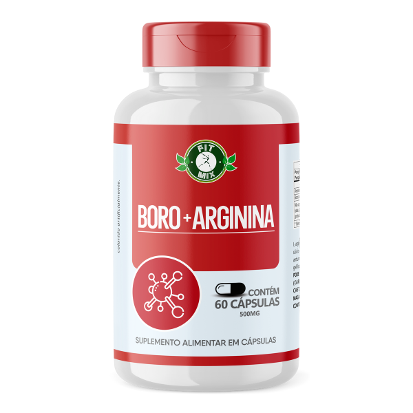 🌟💊 Boro + Arginina 500mg 60 Cápsulas Fit Mix! 💊🌟