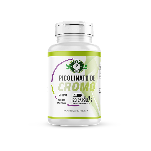 💊 Picolinato de Cromo 600mg 120 cápsulas - Fit Mix 💊