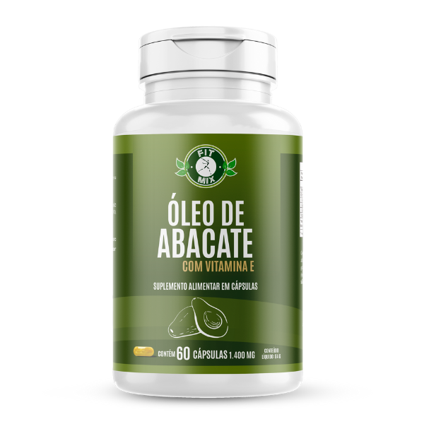 🥑 Óleo de Abacate 60 Cápsulas(1.400mg) - Fit Mix 🥑