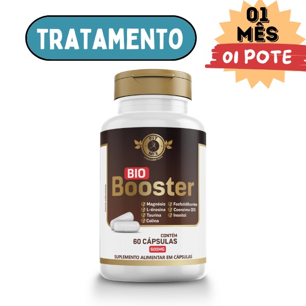 🌟 Bio Booster 600mg - 60 cápsulas Fit Mix 🌟