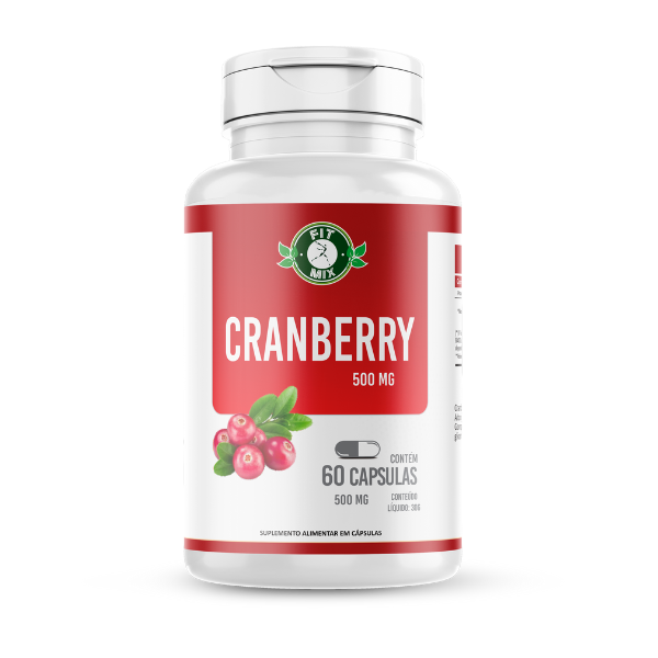 🍒🌸 Cranberry 500mg, 60 Cápsulas - Fit Mix 🌸🍒