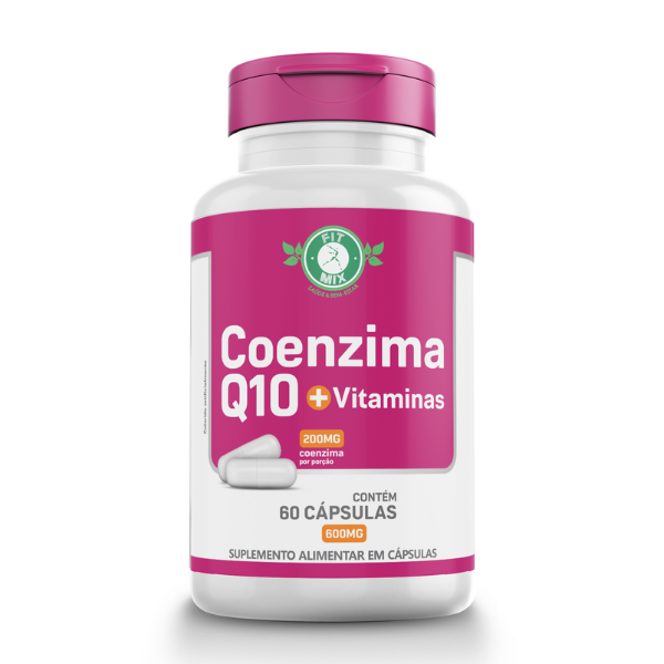 🌟 Coenzima Q10 + Vitaminas 60 Cápsulas de 600mg - FIT MIX 🌟