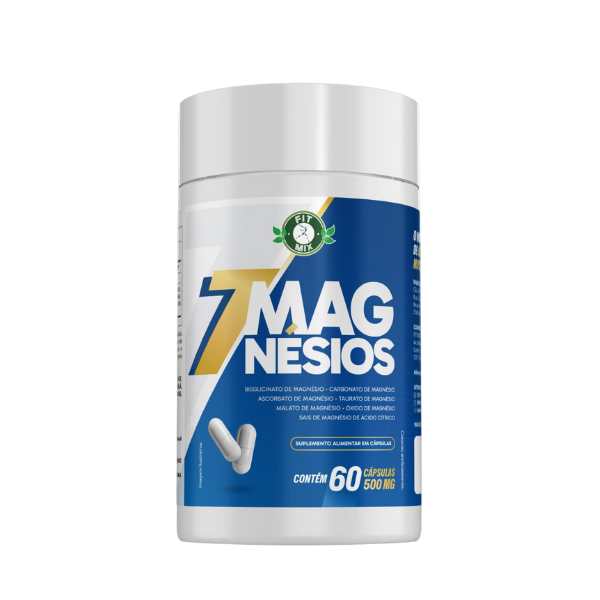 💙✨ SETE MAGNÉSIOS FIT MIX – 500mg | 60 CÁPSULAS ✨💙