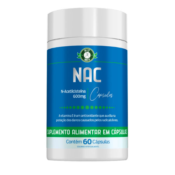 💊✨ NAC 600mg – 60 Cápsulas | Fit Mix 🛡️💚