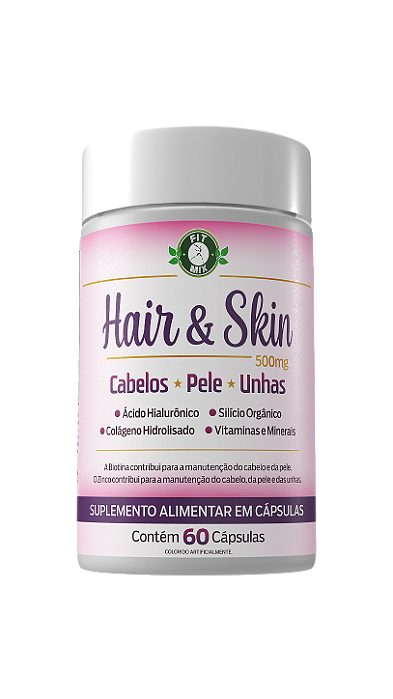 💗 HAIR & SKIN (60cápsulas) 500 mg – FIT MIX