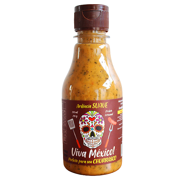 MOLHO DE PIMENTA VIVA MÉXICO - CHURRASCO 210ML
