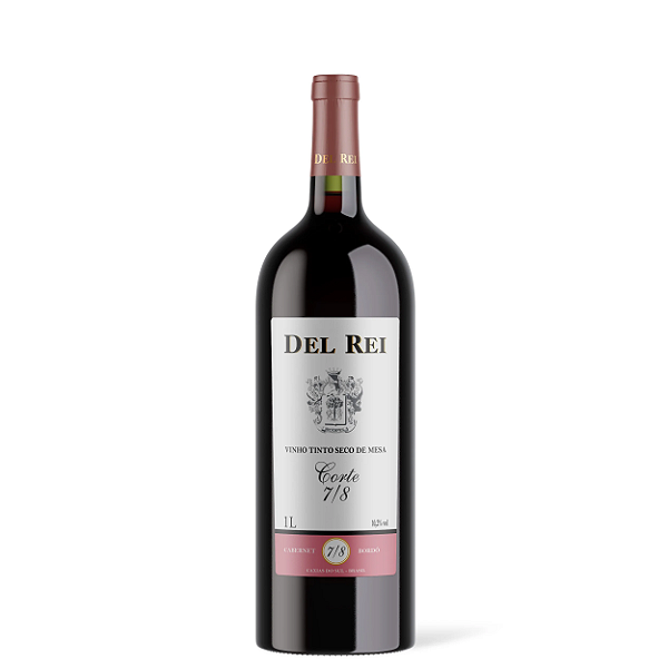 VINHO DEL REI TINTO SECO 7-8 CABERNET E BORDO 1L