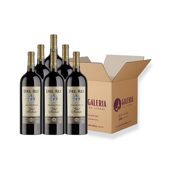 VINHO DEL REI TINTO VELHA MADEIRA 1L - 12 UNIDADES