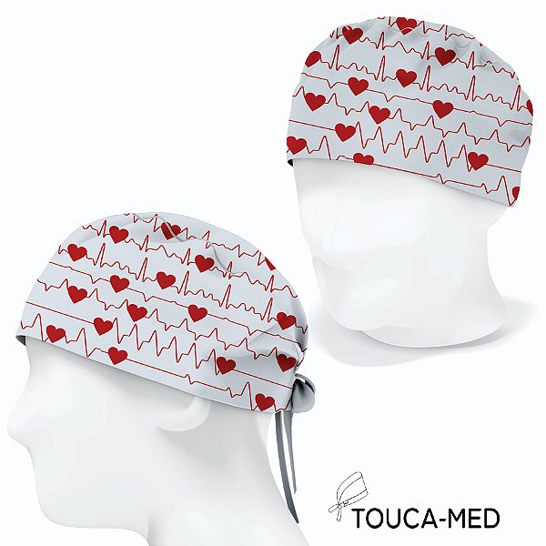 Touca Cirúrgica, ECG Batimentos Cardíacos