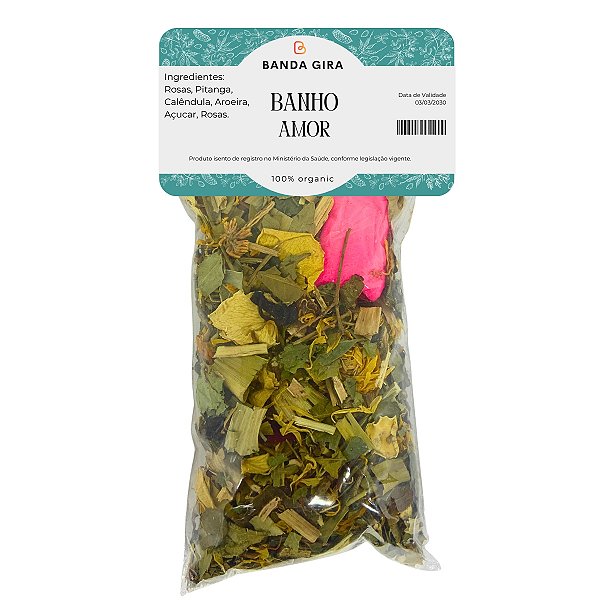 BANHO ERVAS - AMOR