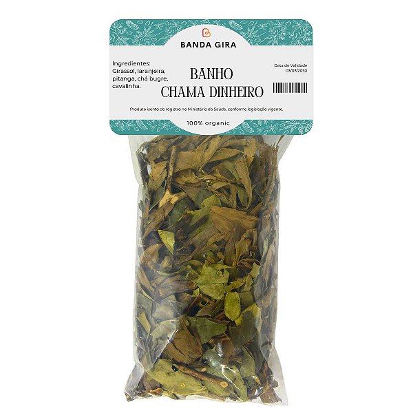Banho de Ervas - Chama Dinheiro