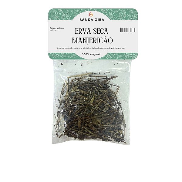 Erva Seca - Manjericão