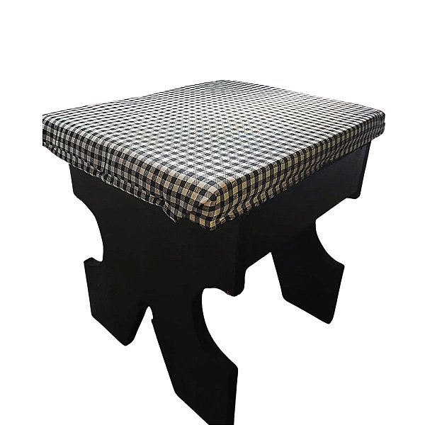 Banco de Preto Velho Estofado Sem Gaveta