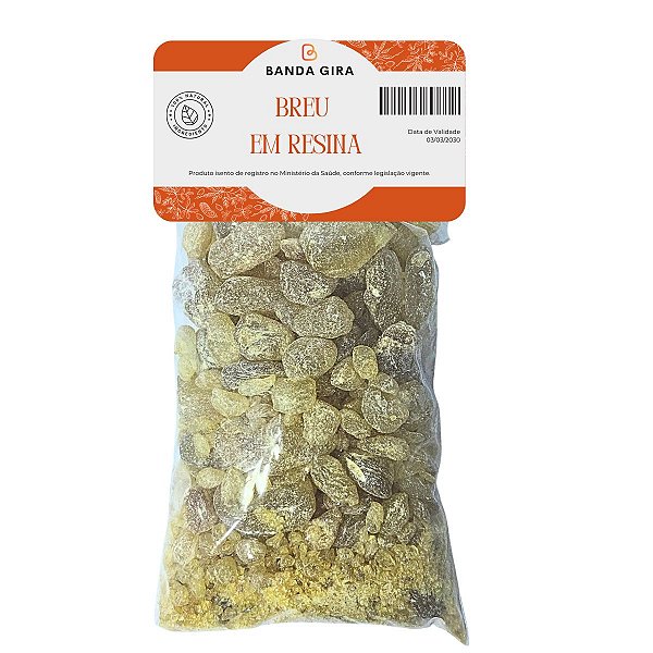 Breu em Resina - Pacote 200 Gramas