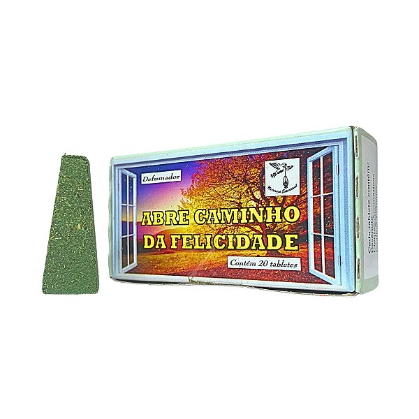 Defumador Pirâmide Abre Caminho da Felicidade