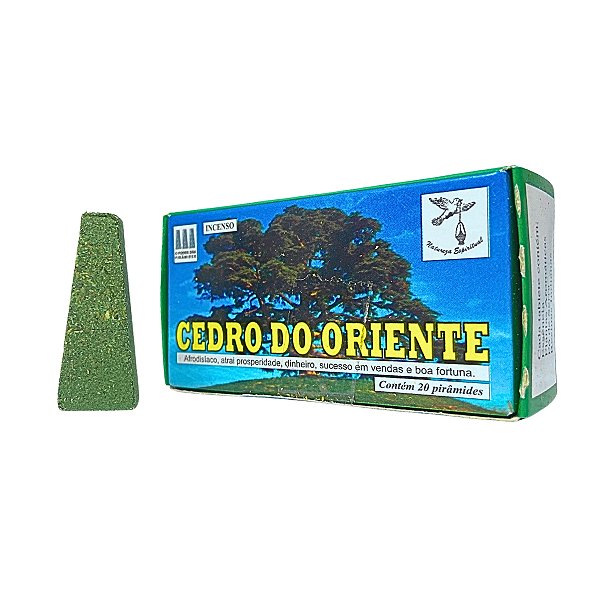 Defumador Pirâmide Cedro do Oriente