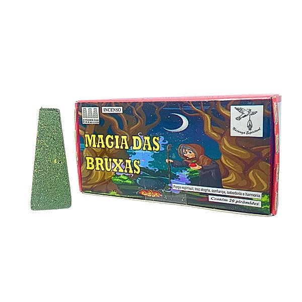 Defumador Pirâmide Magia das Bruxas