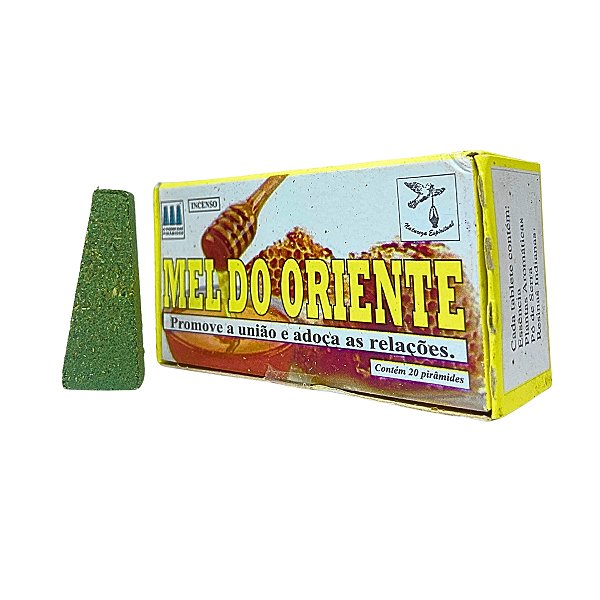 Defumador Pirâmide Mel do Oriente
