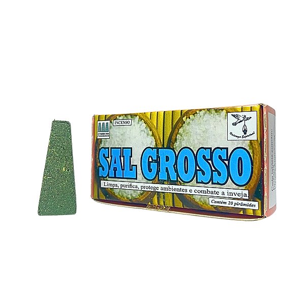 Defumador Pirâmide Sal Grosso
