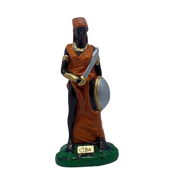 Obá em Gesso 25 CM (Laranja)