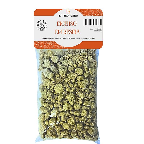 Incenso em Resina - Pacote 200 Gramas