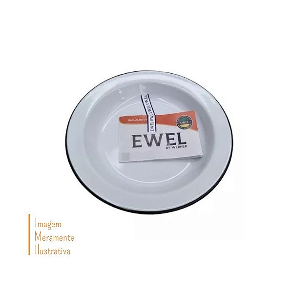 Prato Esmaltado de Ágata Ewell 22 CM