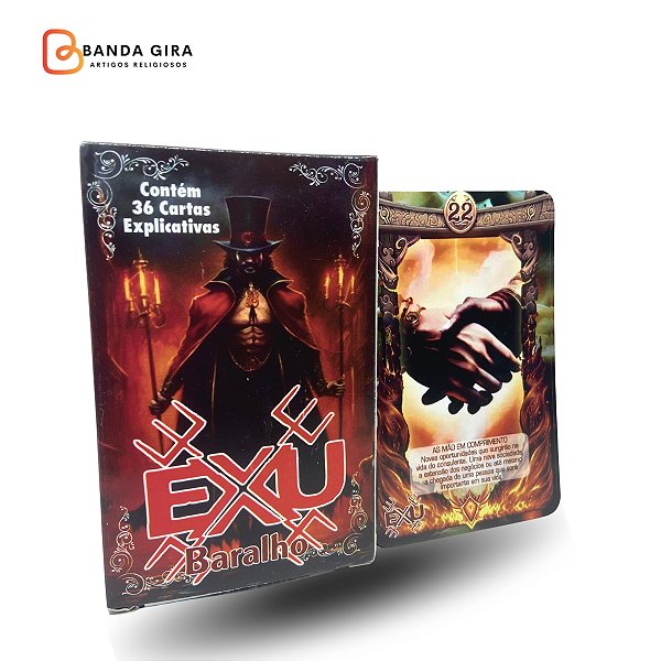 Baralho De Exu Contém 36 Cartas