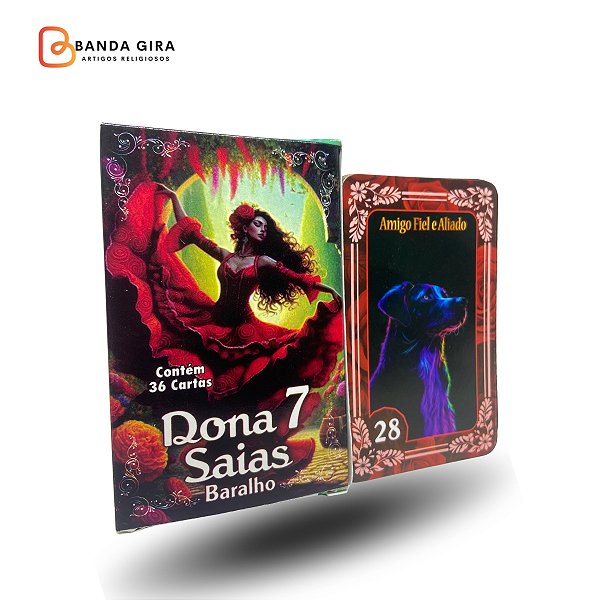 Baralho Da Dona 7 Saias Contém 36 Cartas