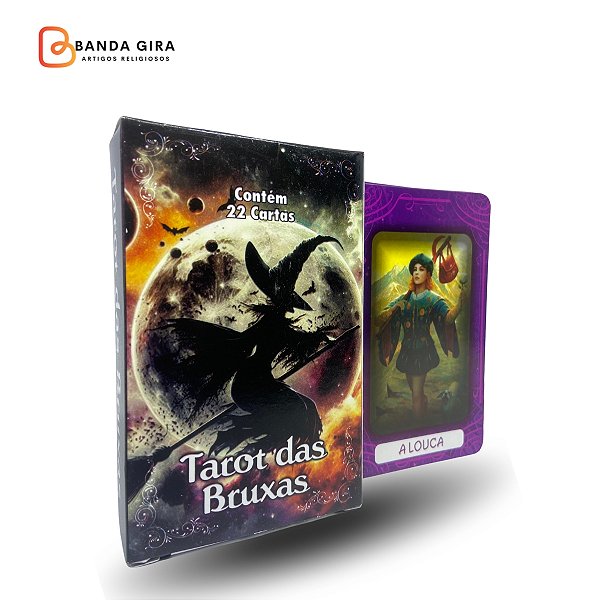 Tarô das Bruxas Contém 22 Cartas