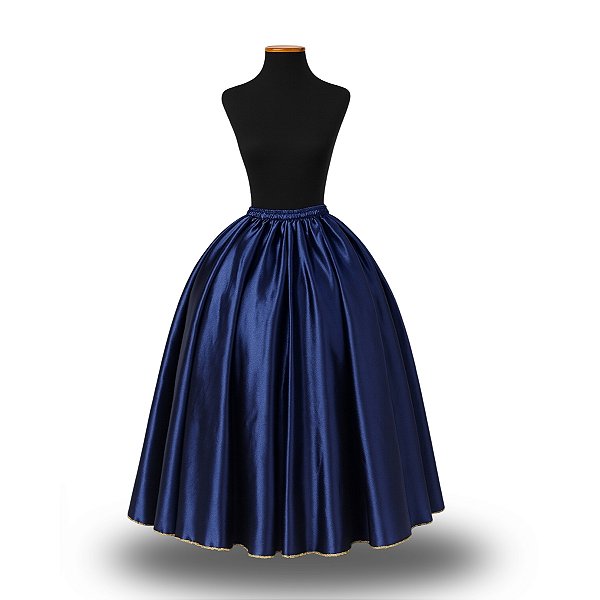 Saia Godê Azul Royal Perolado — Cigana & Pomba Gira