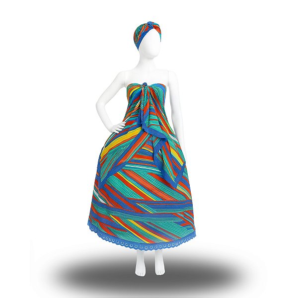 Baiana Color 3 Peças  - Umbanda e Candomblé