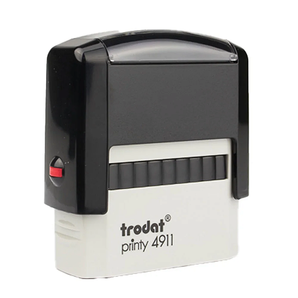 Carimbo Trodat 4911 P2 Preto – 38x14mm
