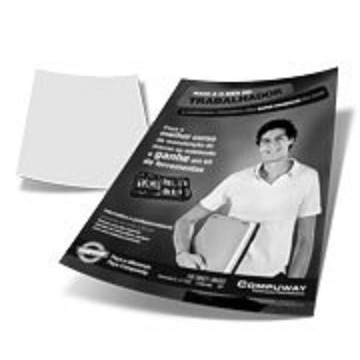Panfletos, Flyers e Folhetos Apergaminhado 75g 300x210mm 1x0 - 1000 Unidades