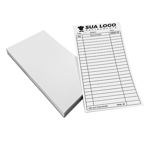 BLOCO 100 FOLHAS - 100X1 - AP75G - 10,5X15CM - 10 UNIDADES