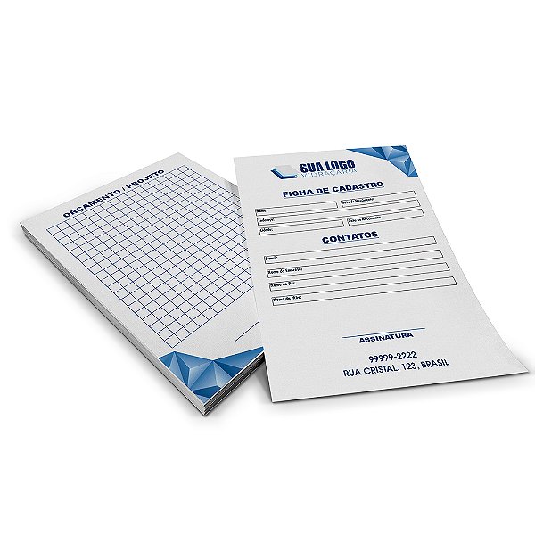 FICHA APERGAMINHADO 180G 15X21CM 4x4 - Mlheiro