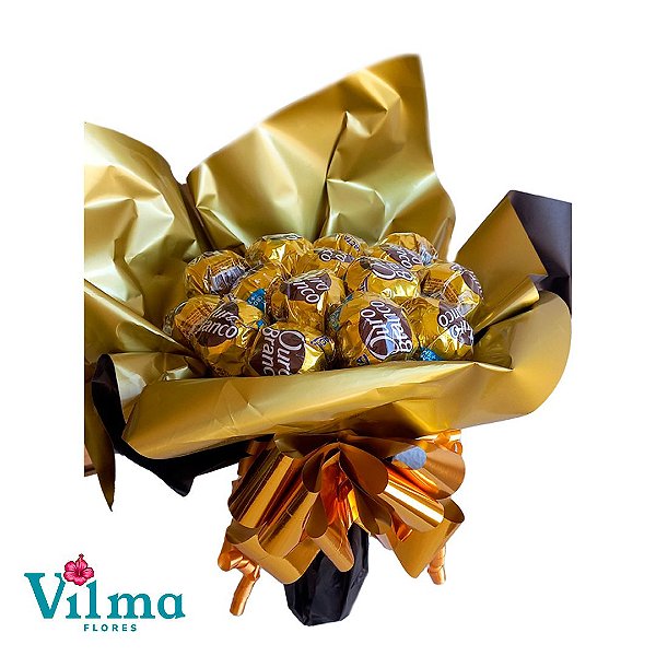 Buquê Ouro Branco Bombons