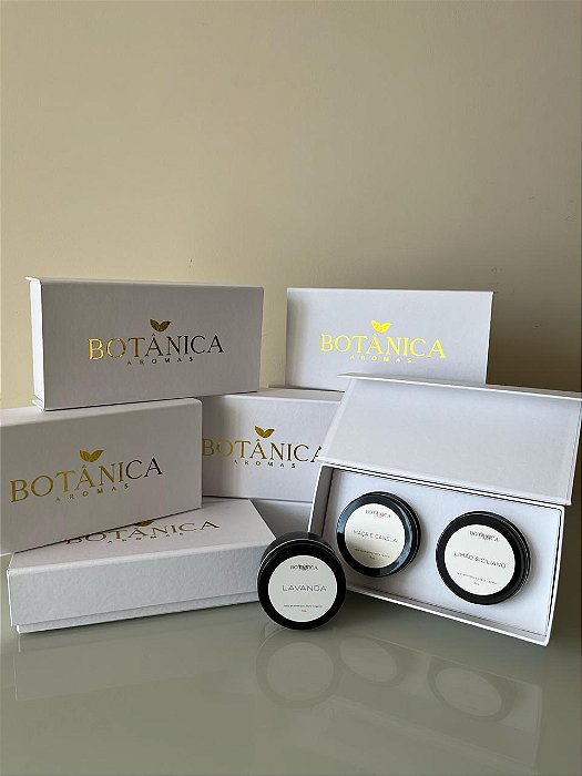 Kit presente  com duas velas