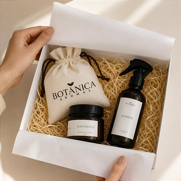 Kit presente - Vela Perfumada + Home Spray